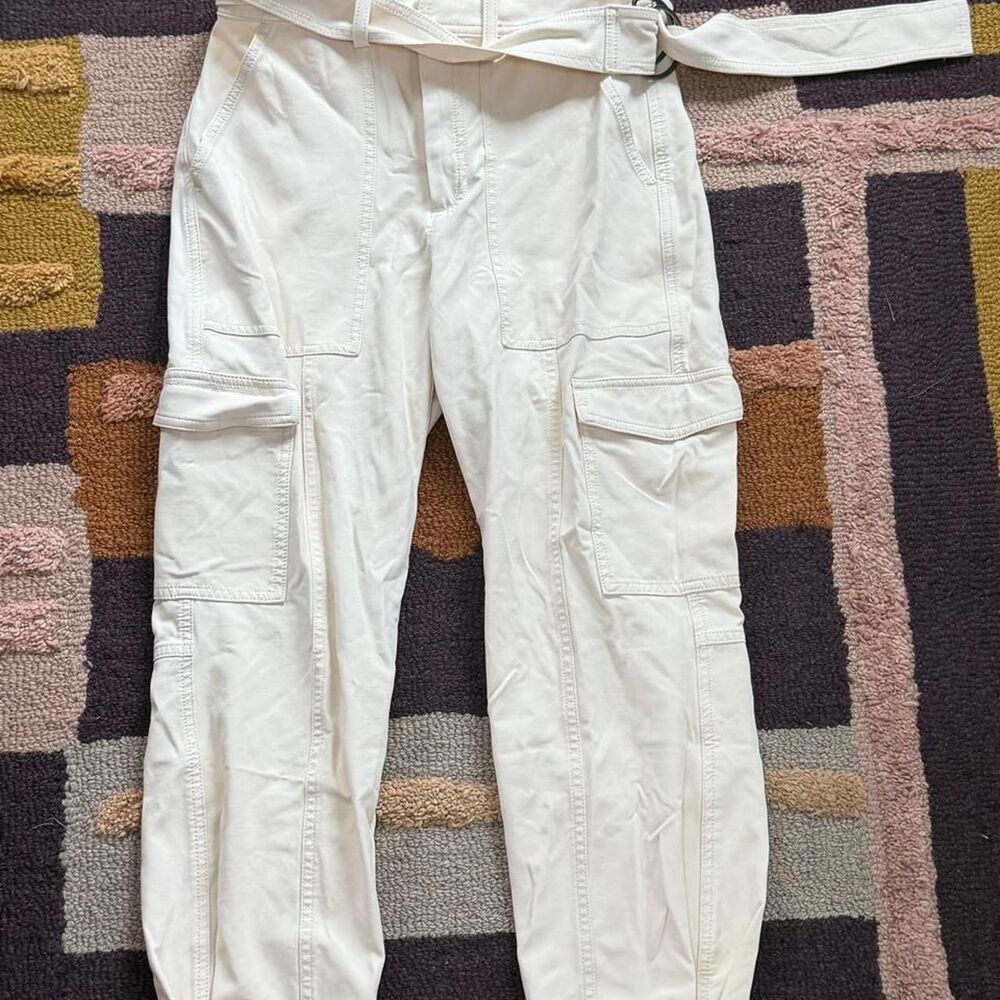 Banana-republic Women's White and Cream Trousers